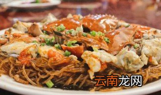 红鲟蟹做法 红鲟蒸粉丝具体做法步骤