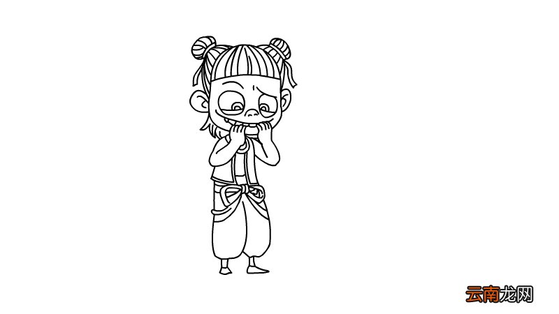 哪吒简笔画怎么画 哪吒简笔画