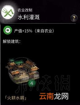 全面战争三国农业科技树一览 全面战争三国农业科技怎么样 鼓励占恳