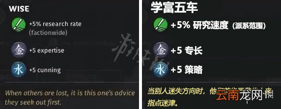 全面战争三国稀有特性一览 全面战争三国极品特性介绍