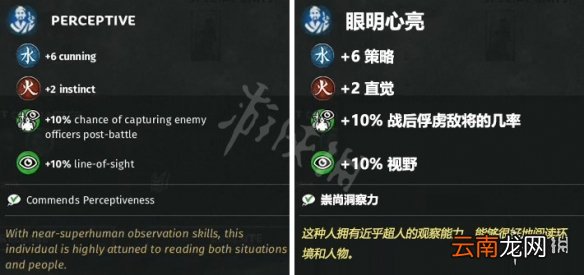 全面战争三国稀有特性一览 全面战争三国极品特性介绍