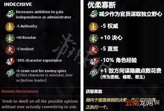 全面战争三国间谍专用特性一览 全面战争三国间谍特性有哪些