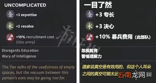 全面战争三国募兵特性介绍 全面战争三国募兵特性效果一览