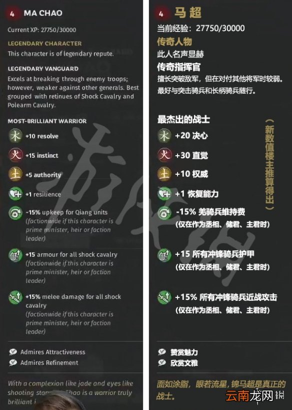 全面战争三国全属性武将特性介绍 全属性先天自带特性说明 金属性武将先天自带特性说明