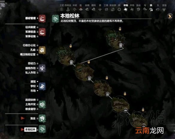 全面战争三国五行科技树一览 全面战争三国五行建筑属性介绍 木系