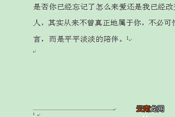 脚注怎么删除