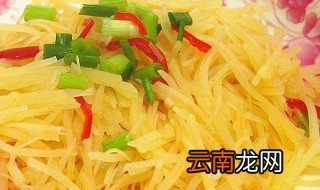土豆丝爆炒方法 炒土豆丝的步骤