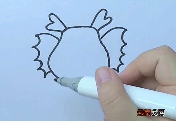 小绿龙简笔画 小绿龙的画法