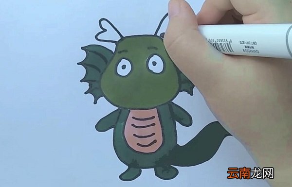 小绿龙简笔画 小绿龙的画法