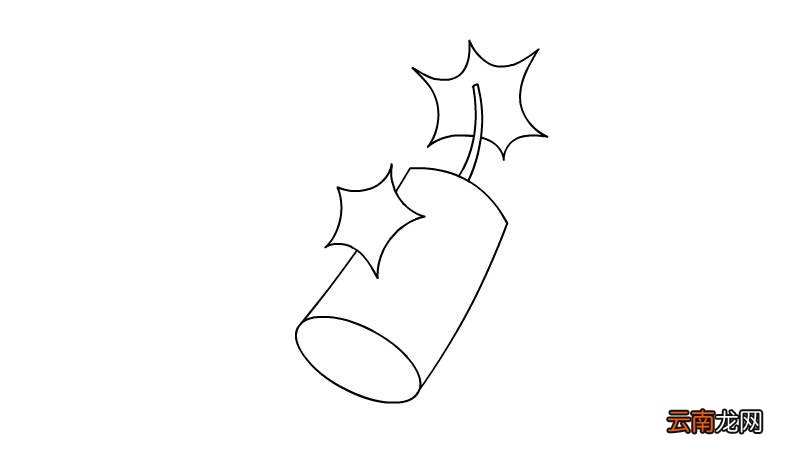 火药简笔画