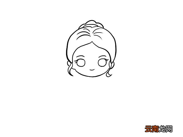 贝儿公主简笔画