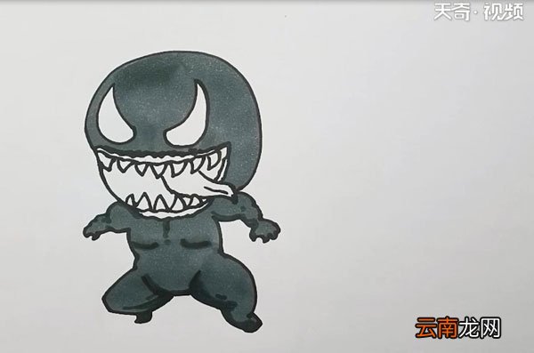 毒液简笔画
