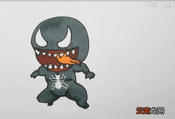 毒液简笔画