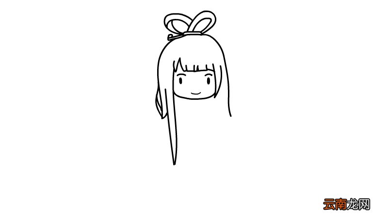 古风简笔画人物女怎么画