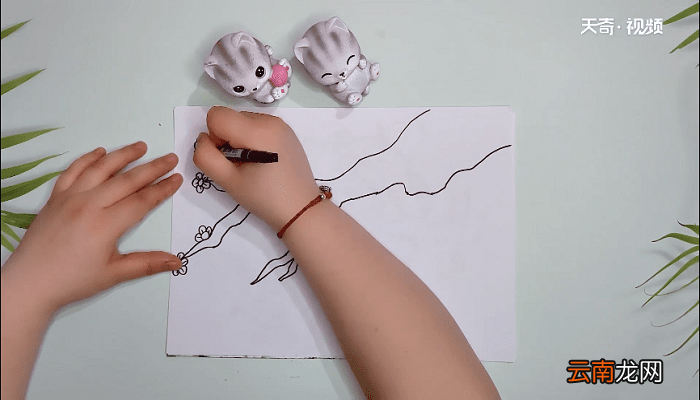 古诗《梅花》简笔画 古诗《梅花》画报