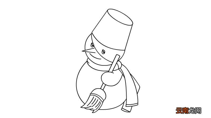 雪人简笔画 雪人简笔画画法