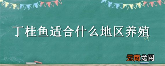 丁桂鱼适合什么地区养殖