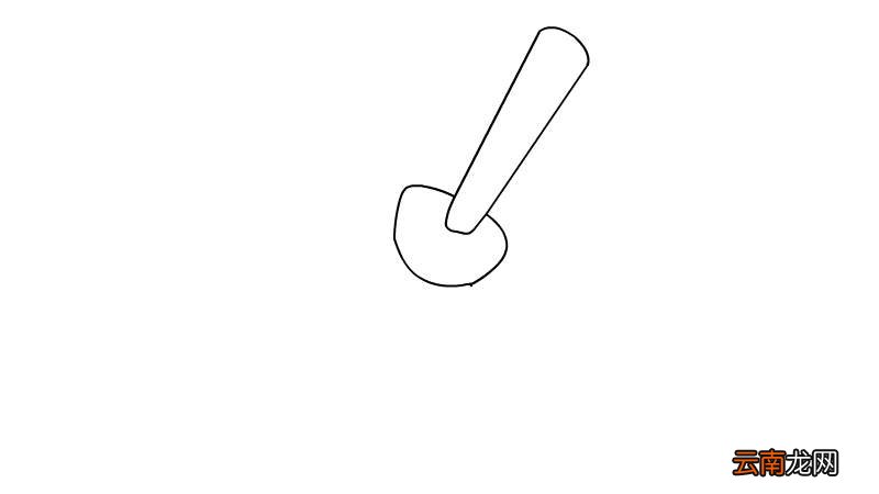 女巫扫把简笔画