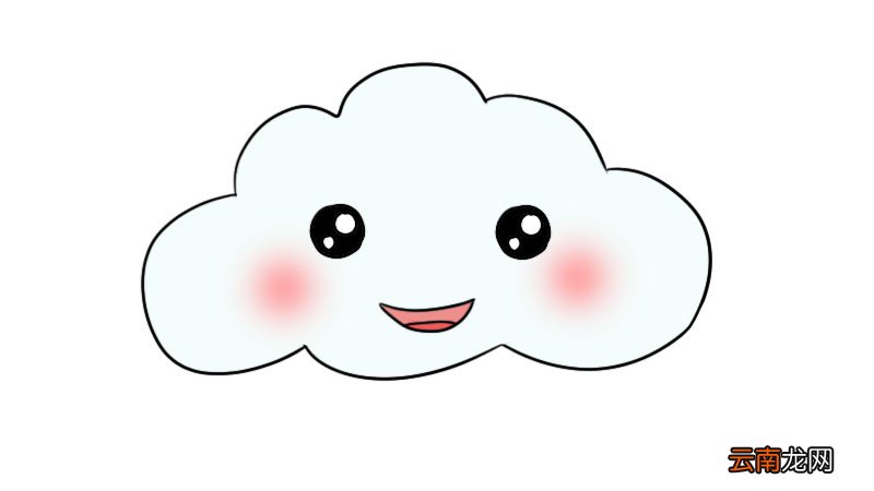 云朵卡通简笔画