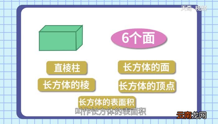 长方体有多少个面长方体的面有几个