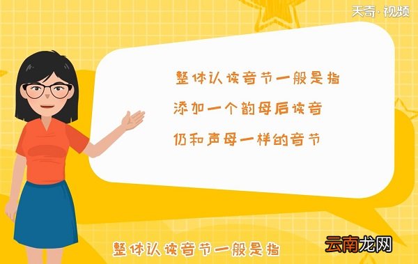 声母韵母整体认读音节 声母韵母有哪些