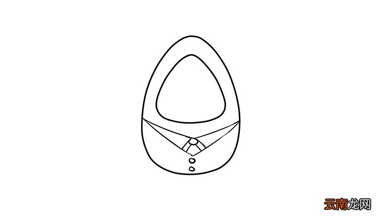 不倒翁简笔画的画法不倒翁简笔画的步骤