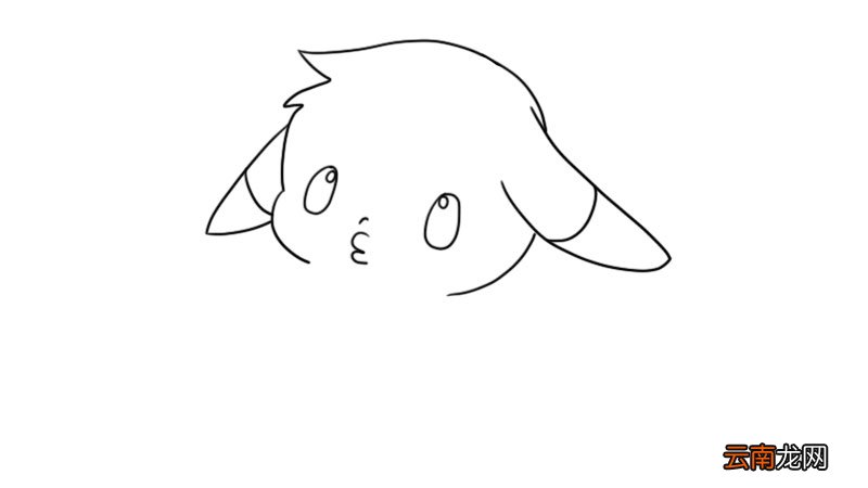 可爱皮卡丘简笔画步骤可爱皮卡丘简笔画教程