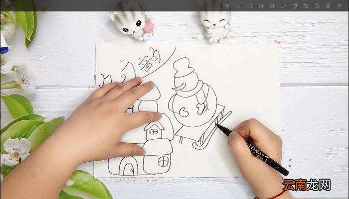 关于冰雪的手抄报 关于冰雪的画报