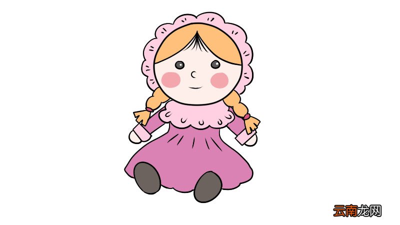 玩具娃娃简笔画步骤玩具娃娃简笔画教程