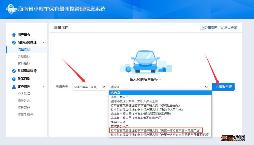 海南夫妻同一个房产证只能申请一个指标吗？
