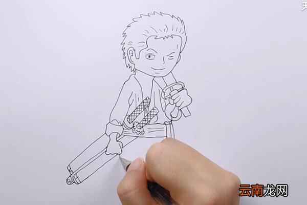 索隆简笔画