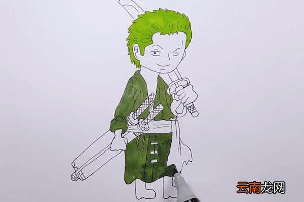 索隆简笔画
