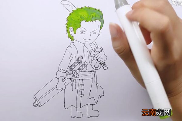 索隆简笔画