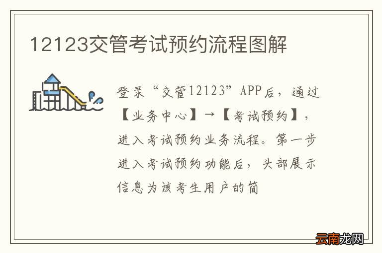 12123交管考试预约流程图解