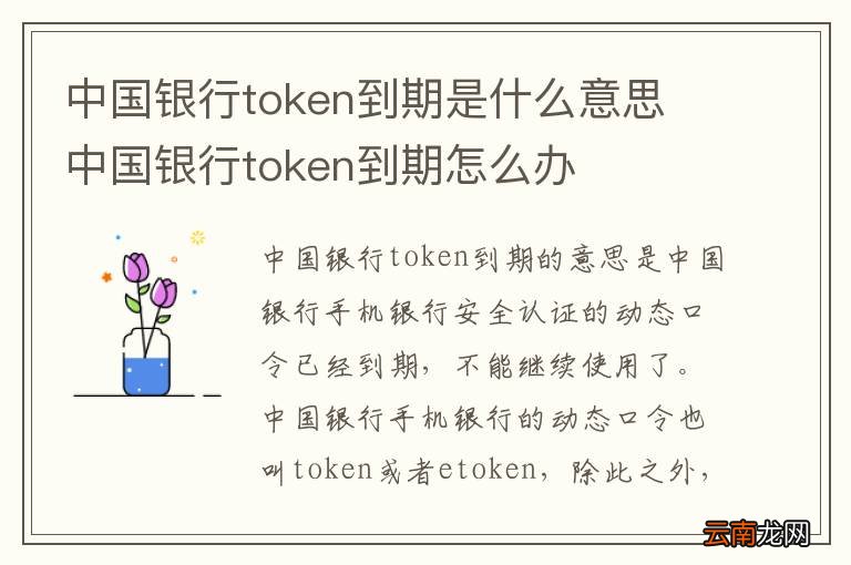 中国银行token到期是什么意思 中国银行token到期怎么办