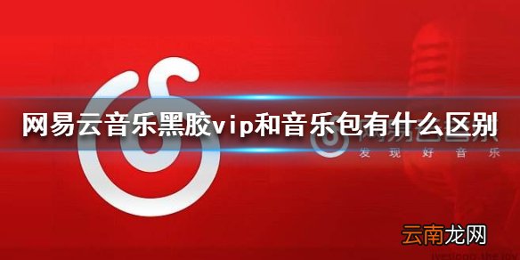 网易云音乐黑胶vip和音乐包有什么区别 黑胶vip和音乐包区别介绍
