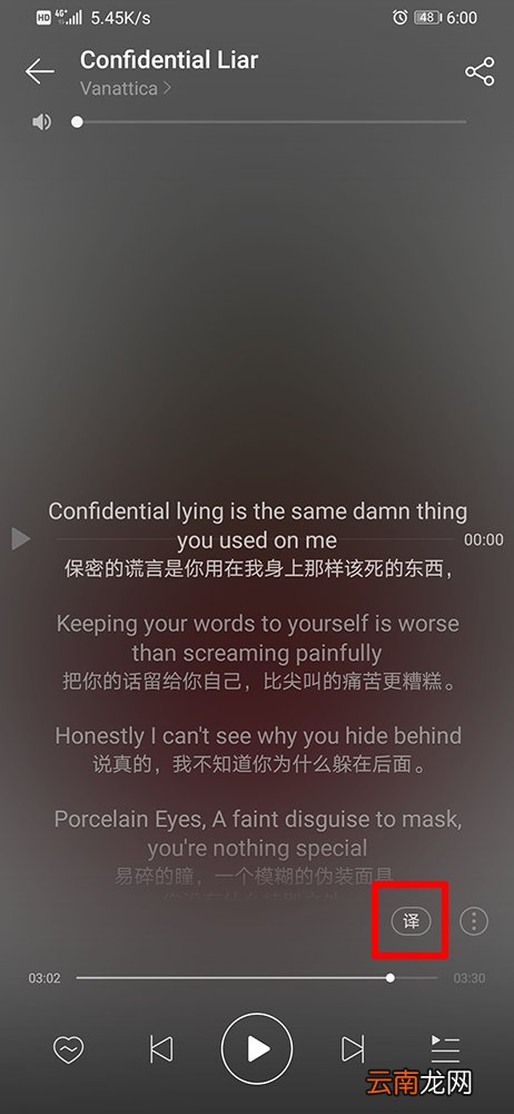 网易云音乐没有翻译 网易云音乐歌词翻译显示
