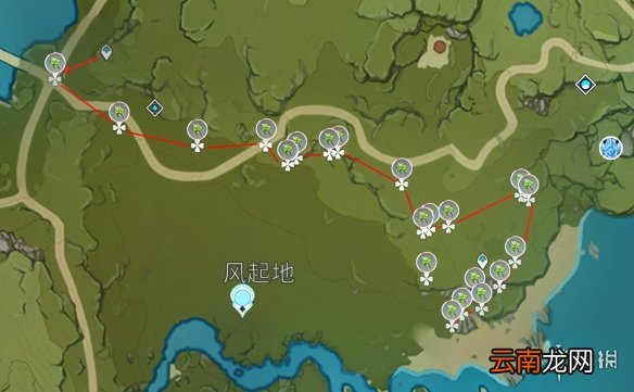原神薄荷在哪采 原神薄荷采集路线推荐