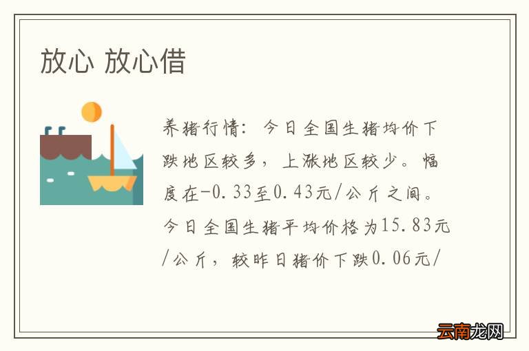 放心 放心借
