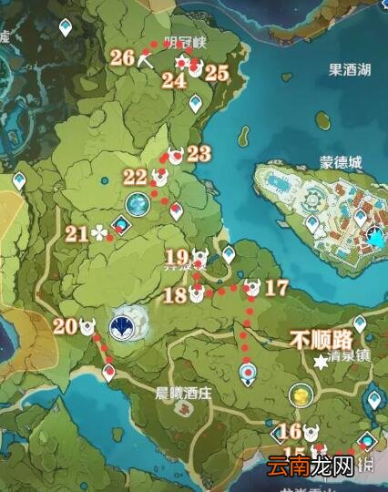 原神精英怪刷新路线怎么样的 原神精英怪路线图分享