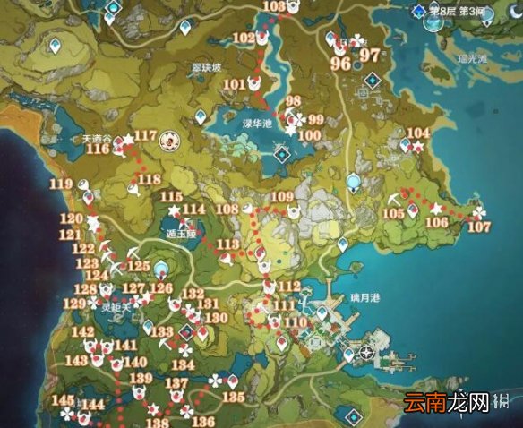 原神精英怪刷新路线怎么样的 原神精英怪路线图分享