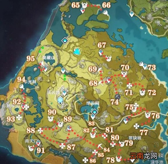 原神精英怪刷新路线怎么样的 原神精英怪路线图分享