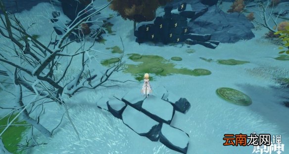 原神雪葬之都近郊解谜技巧 原神雪葬之都近郊宝箱怎么拿