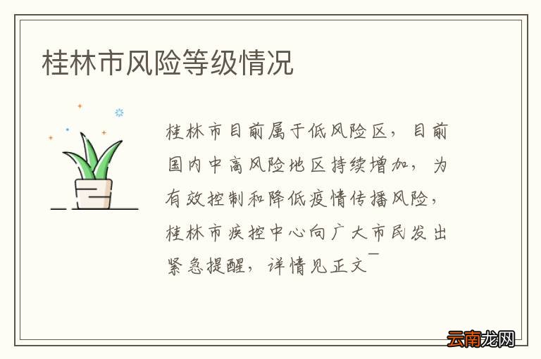 桂林市风险等级情况