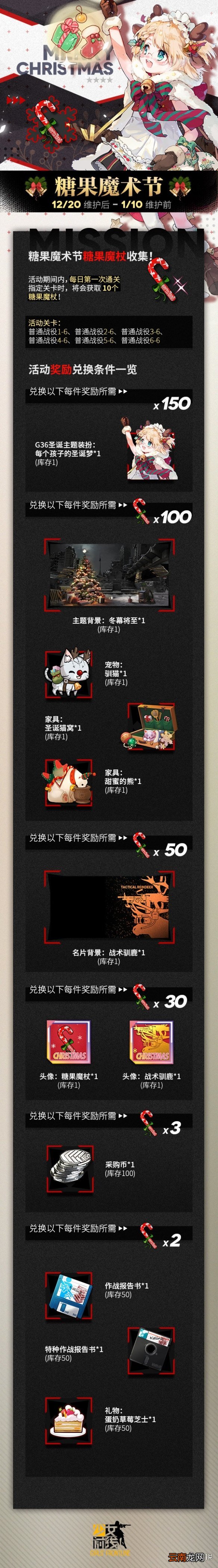 少女前线糖果魔术节怎么打 圣诞活动糖果魔术节活动详情