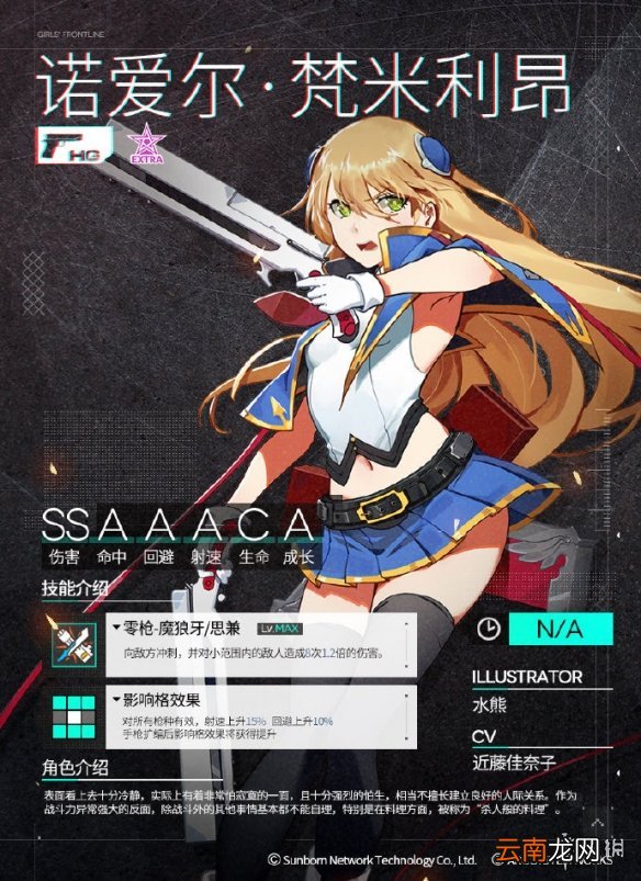 少女前线诺爱尔梵米利昂怎么样 爱尔梵米利昂介绍