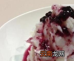 最简单蓝莓山药的材料和做法步骤