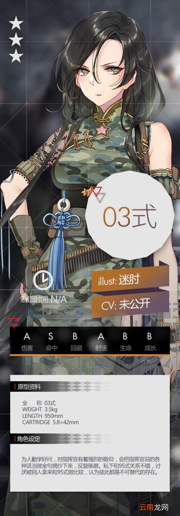 少女前线三星突击人形03式怎么样 三星突击人形03式简介