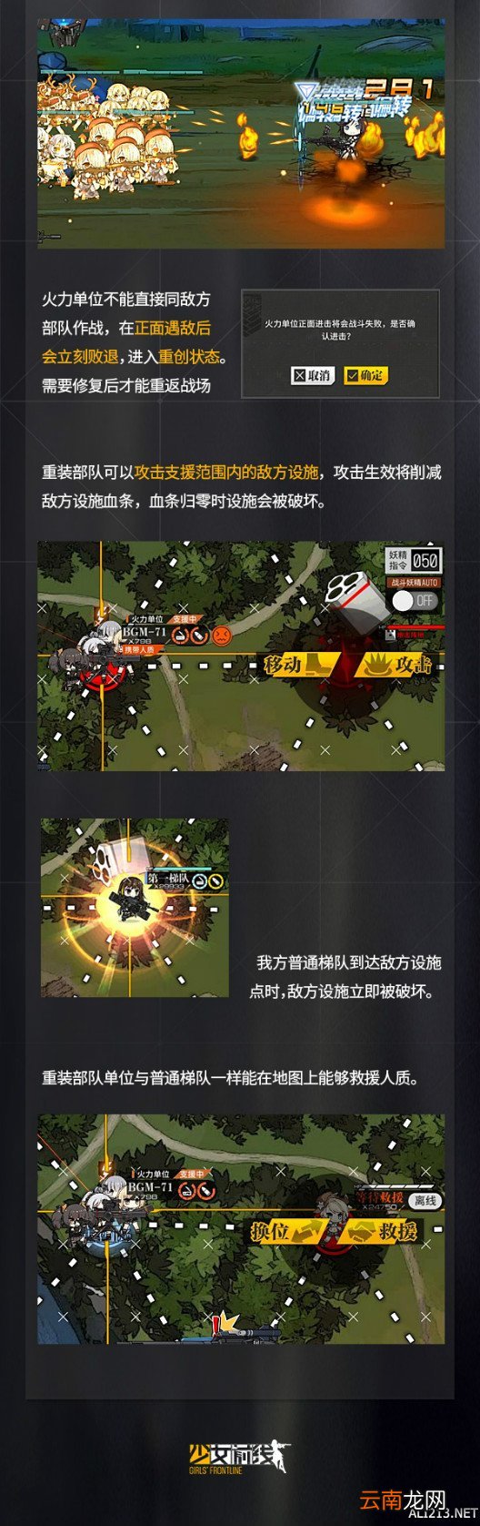 少女前线重装部队系统介绍 火力单位作战方式介绍