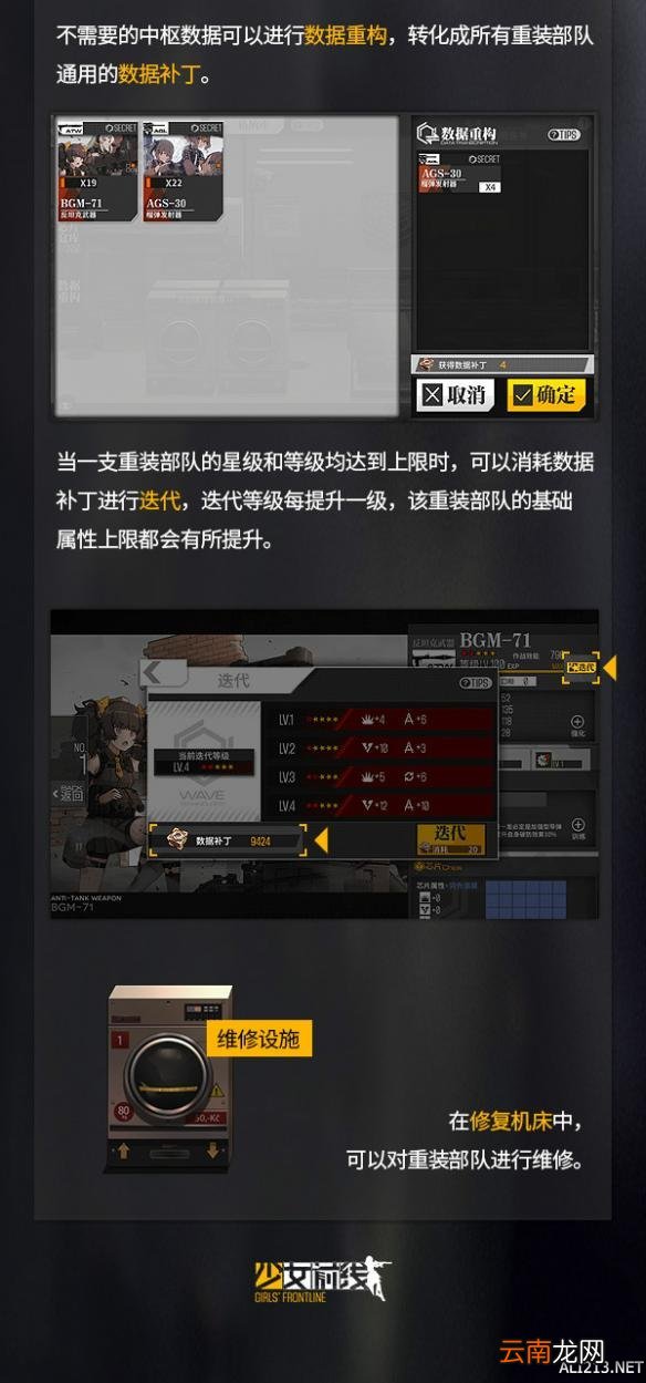 少女前线重装部队系统附属房间介绍 格纳库功能介绍